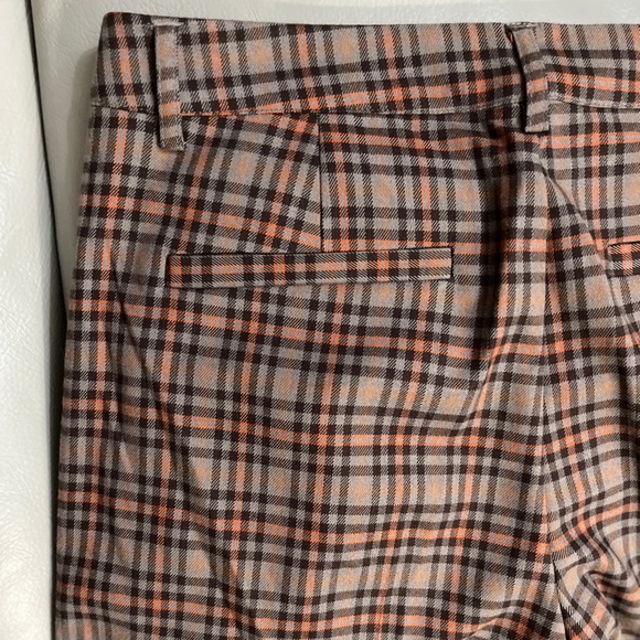 NWT - Minimum Women’s London Plaid Wide Leg Split Hem Trousers- Size 38 / M - Picture 8 of 11